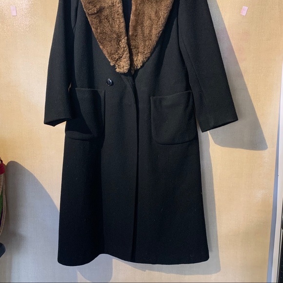 Saxton Hall- Vintage Long wool coat - Picture 3 of 12